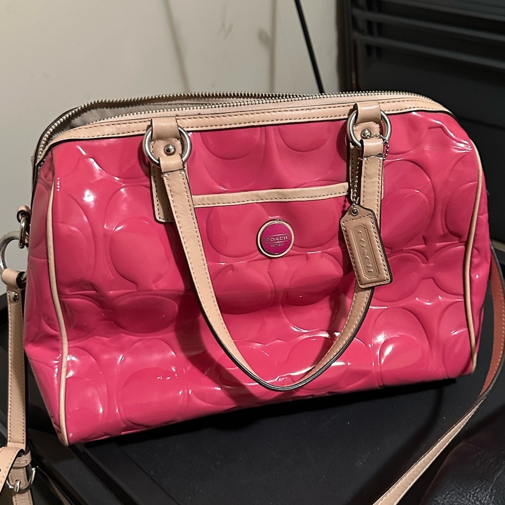 Hot pink Coach